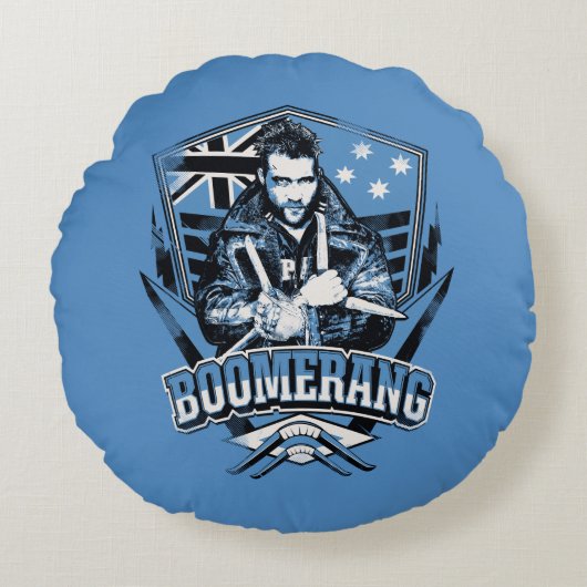Suicide Squad | Boomerang Badge ラウンドクッション (正面)