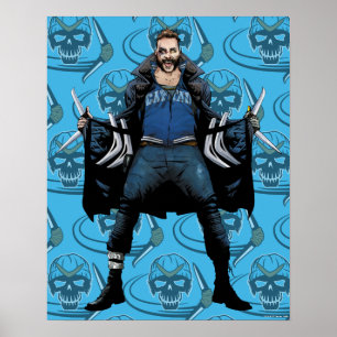 Suicide Squad Boomerang Comic Book Art ポスター