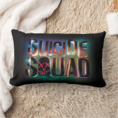Suicide Squad | Colorful Glow Logo ランバークッション (ブランケット)