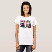 Suicide Squad | Colorful Glow Logo Tシャツ (正面フル)