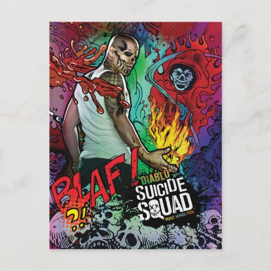 Suicide Squad | Diablo Character Graffiti ポストカード (正面)