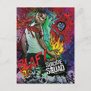 Suicide Squad   Diablo Character Graffiti ポストカード