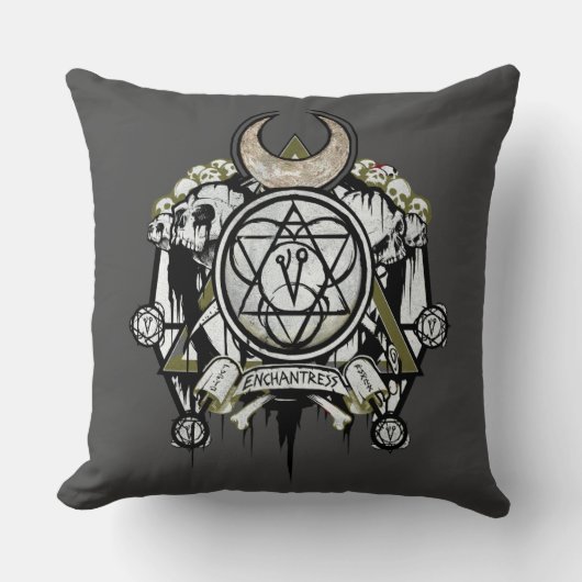 Suicide Squad | Enchantress Symbols Tattoo Art クッション (正面)