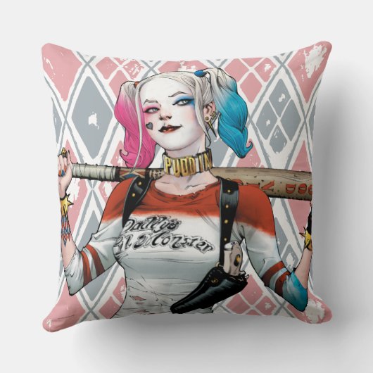 Suicide Squad | Harley Quinn クッション (裏面)