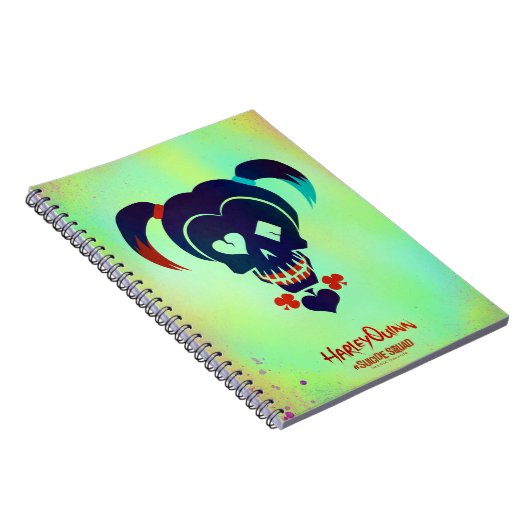 Suicide Squad | Harley Quinn Head Icon ノートブック (右側)