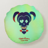 Suicide Squad | Harley Quinn Head Icon ラウンドクッション (裏面)