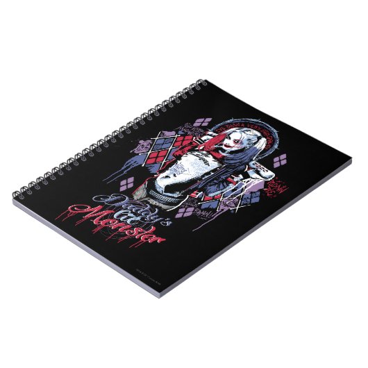 Suicide Squad | Harley Quinn Inked Graffiti ノートブック (左側)