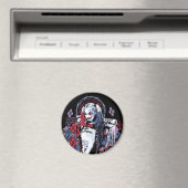 Suicide Squad | Harley Quinn Inked Graffiti マグネット (インサイチュ (食洗機))