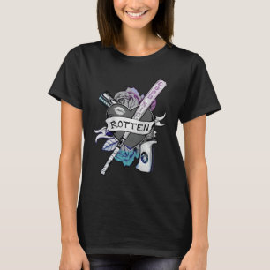 Suicide Squad   Harley Quinn "Rotten" Tattoo Art Tシャツ