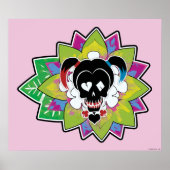 Suicide Squad | Harley Quinn Skull Tattoo Art ポスター (正面)