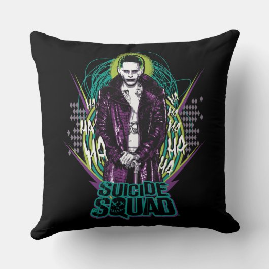 Suicide Squad | Joker Retro Rock Graphic クッション (裏面)