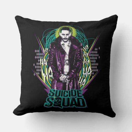 Suicide Squad | Joker Retro Rock Graphic クッション (正面)