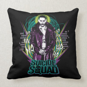 Suicide Squad   Joker Retro Rock Graphic クッション