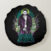 Suicide Squad | Joker Retro Rock Graphic ラウンドクッション (裏面)