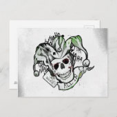 Suicide Squad | Joker Skull "All In" Tattoo Art ポストカード (正面/裏面)