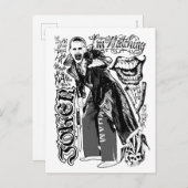 Suicide Squad | Joker Typography Photo ポストカード (正面/裏面)