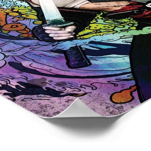Suicide Squad | Katana Character Graffiti ポスター (角)