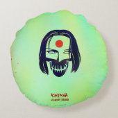 Suicide Squad | Katana Head Icon ラウンドクッション (裏面)