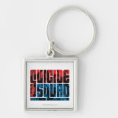 Suicide Squad | Red and Blue Logo キーホルダー (正面)