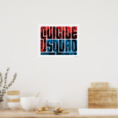 Suicide Squad | Red and Blue Logo ポスター (キッチン)