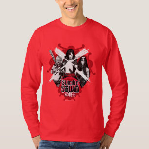 Suicide Squad   Squad Girls "Female Warrior" Tシャツ