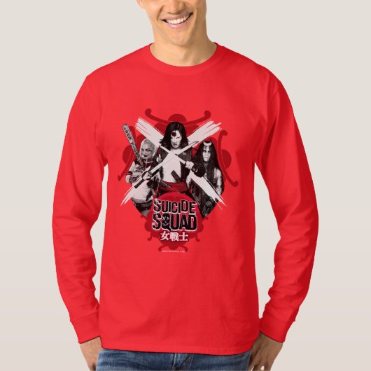 Suicide Squad | Squad Girls "Female Warrior" Tシャツ (正面)