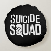 Suicide Squad | White Logo ラウンドクッション (裏面)