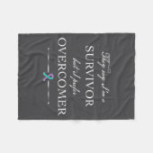 Suicide Survivor - I Prefer Overcomer  フリースブランケット (正面(横))