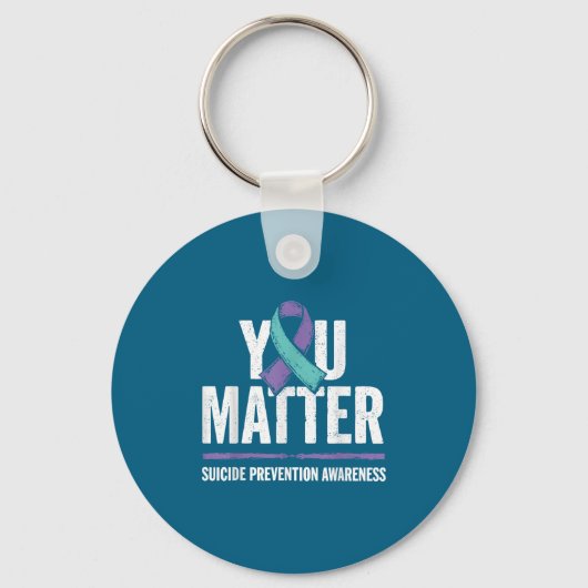 Suicides Prevention Shirts Suicide Awareness  キーホルダー (正面)