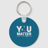 Suicides Prevention Shirts Suicide Awareness  キーホルダー (正面)