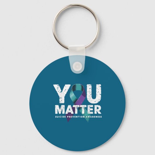 Suicides Prevention Shirts Suicide Awareness  キーホルダー (正面)