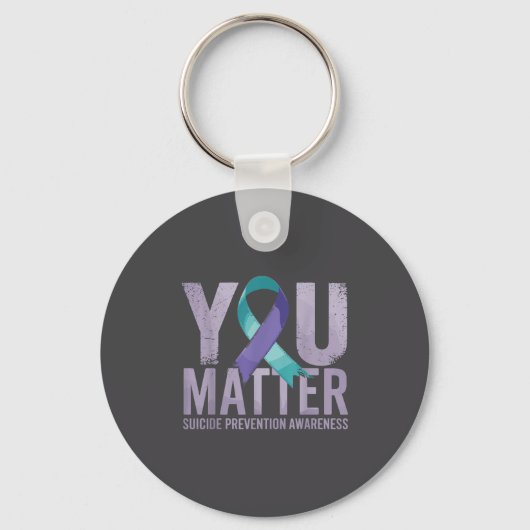 Suicides Prevention Shirts Suicide Awareness  キーホルダー (正面)
