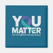 Suicides Prevention Shirts Suicide Awareness  マグネット (正面)