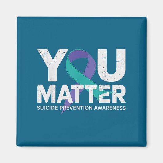 Suicides Prevention Shirts Suicide Awareness  マグネット (正面)