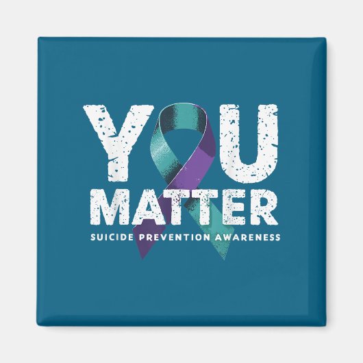 Suicides Prevention Shirts Suicide Awareness マグネット (正面)