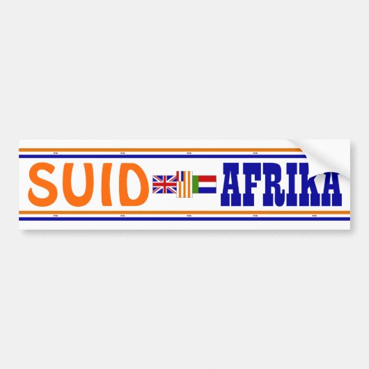 Suid-Afrika バンパーステッカー (正面)