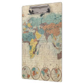 Suido中島町著1853人の日本人の世界地図 クリップボード (左)