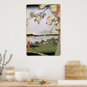 Suijin Shrine and Massaki on the Sumida River ポスター (キッチン)