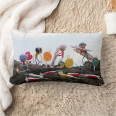 Suikerfeest oogstende Fubby's. ランバークッション (ブランケット)