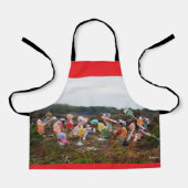 Suikerfeest oogstende Fubby's op het land. エプロン (正面)