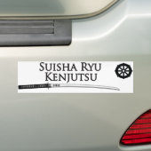 Suisha Ryu Kenjutsu バンパーステッカー (車上)