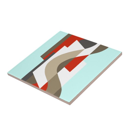 SUISSE: モダンなアールデコ: 六十年代のオフィス、気違いの人 タイル (側面)