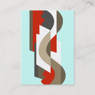 SUISSE: モダンなアールデコ: 六十年代のオフィス、気違いの人 名刺