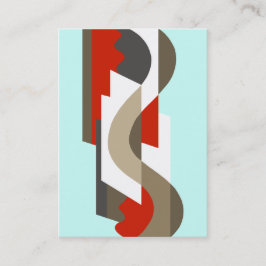 SUISSE: モダンなアールデコ: 六十年代のオフィス、気違いの人 名刺
