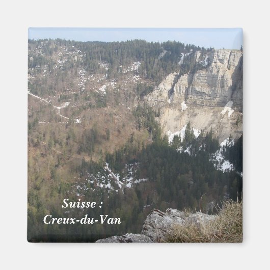 Suisse : Creux-du-Van - マグネット (正面)