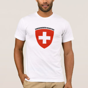 Suisse: Helvetica Confoederatio Tシャツ