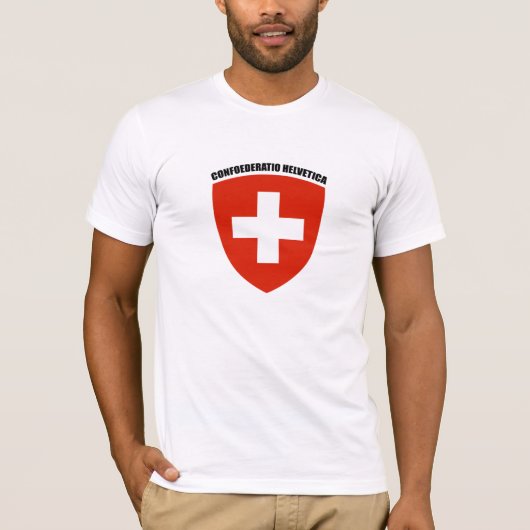 Suisse: Helvetica Confoederatio Tシャツ (正面)