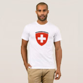 Suisse: Helvetica Confoederatio Tシャツ (正面フル)