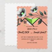 Suite, Wildflower Wedding Invitation Template, Pri 招待状 (正面/裏面)