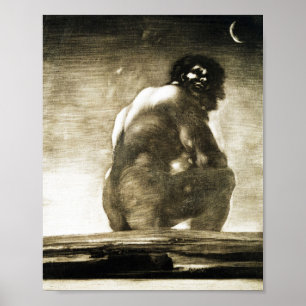 Suited Giant 絵画's by Francisco Goya ポスター